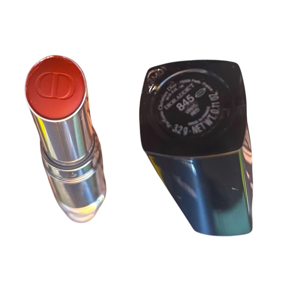DIOR ADDICT SHINE LIPSTICK LIP CARE●845 Vinyl Red●0.11 OZ NWOB
